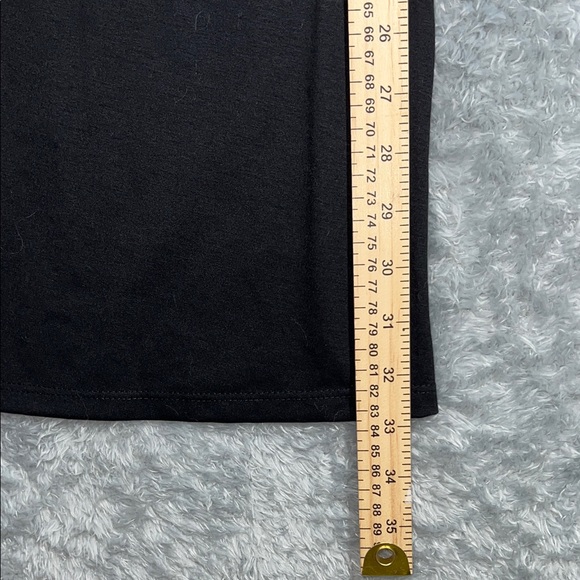 Elegant Black Long Sleeve Wrap Dress - Picture 7 of 10